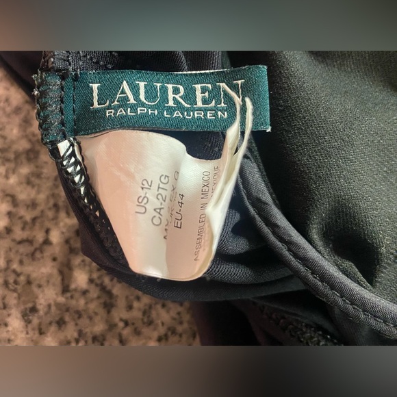 Ralph Lauren unworn NWOT Suimsuit, Black, size 12 - Picture 4 of 8